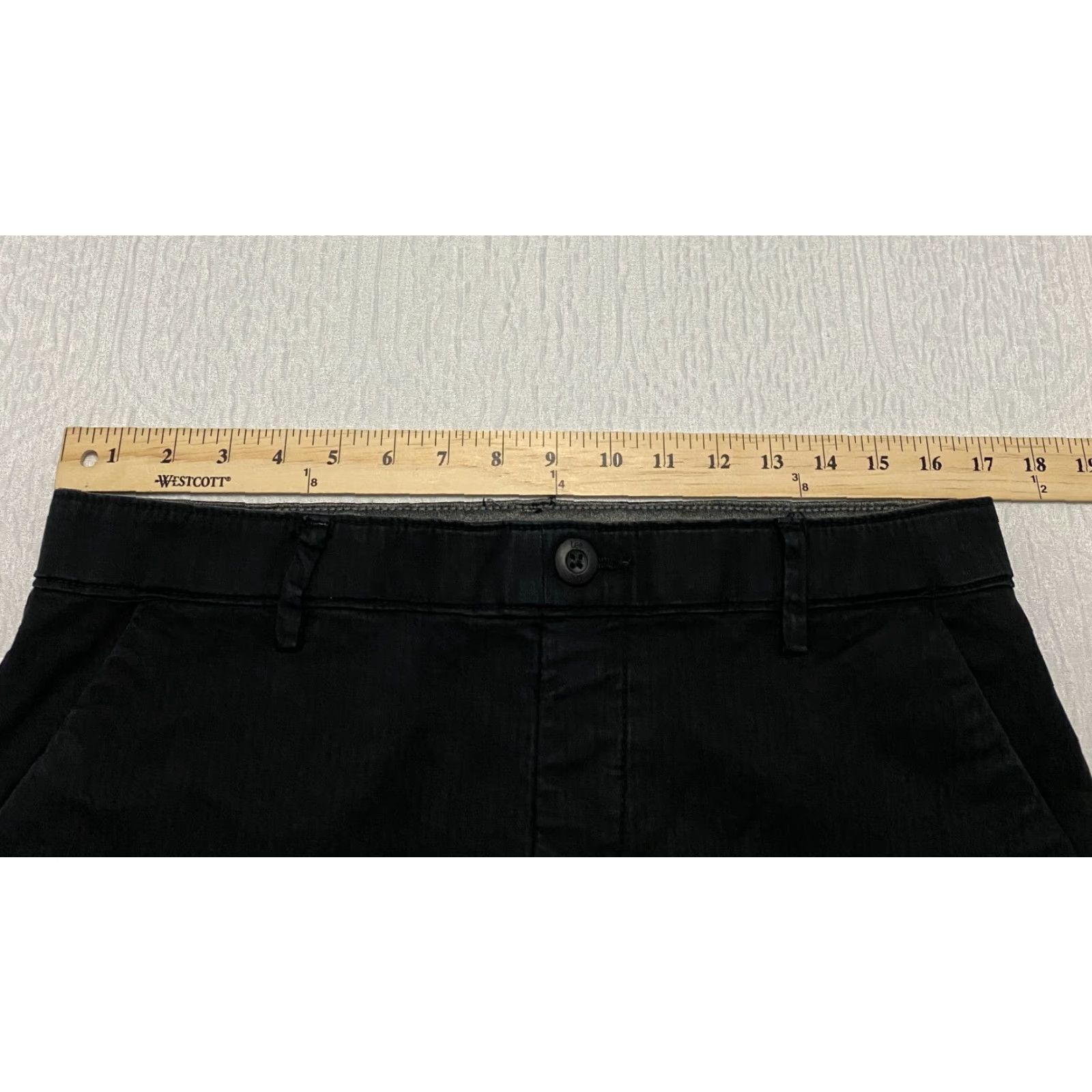 Lee Lee Black Jogger Pants Womens Size 12 Regular Fit Tapered Leg Mid Rise Stretch Size 34" / US 12 / IT 48 - 3 Thumbnail