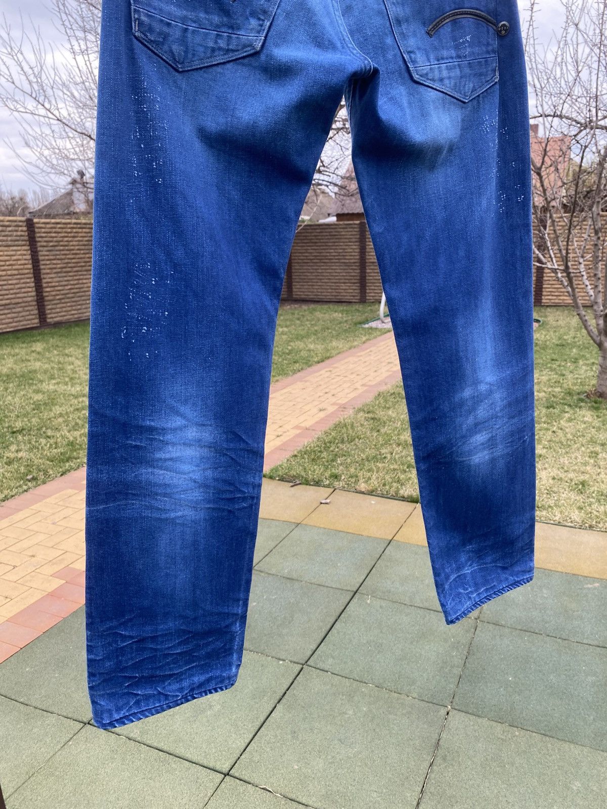 G-Star × Vintage Rare G-Star RAW 5204 Italy Jeans, Vintage GStar Raw 01 Size US 32 / EU 48 - 11 Thumbnail