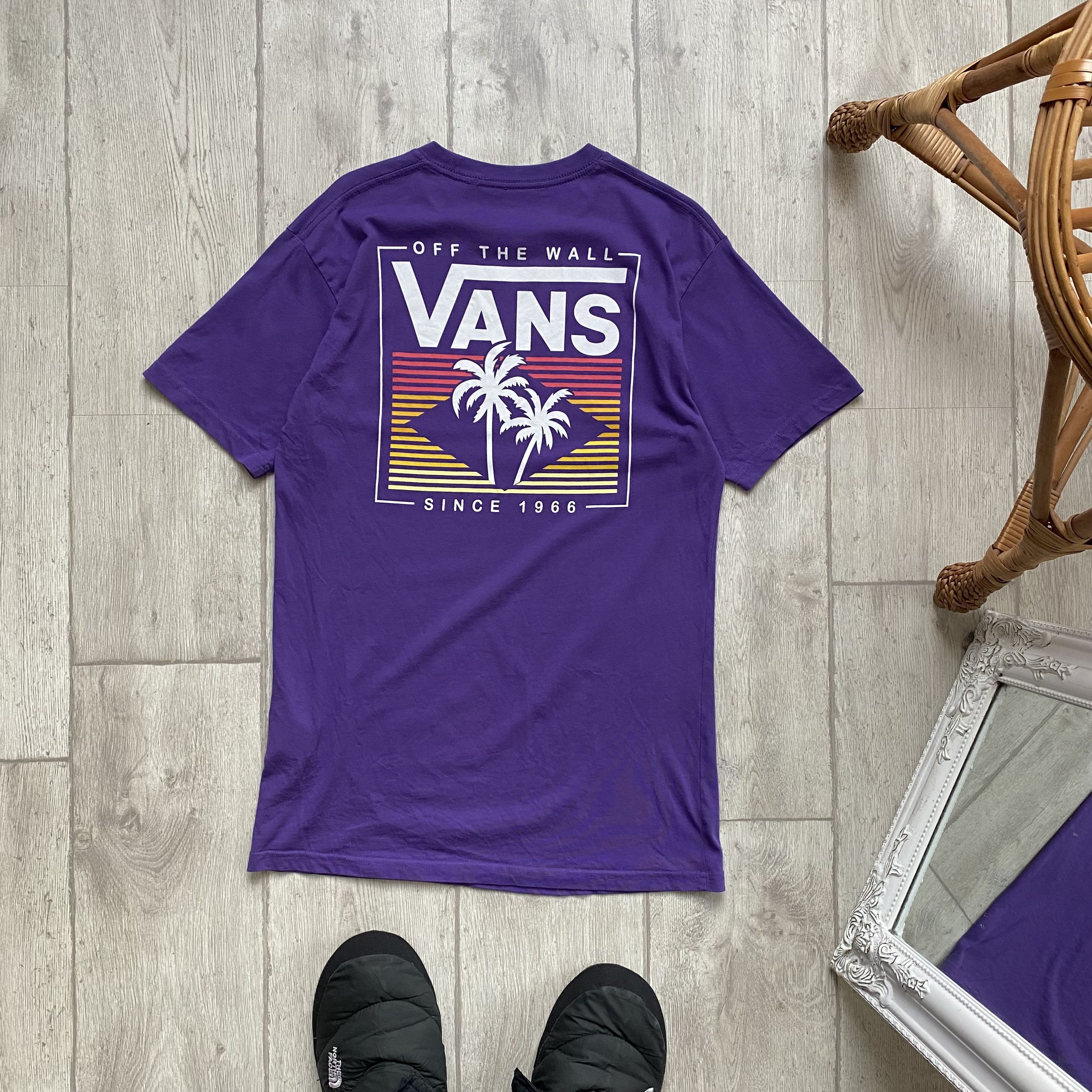 Vans 🛹 Skater Vans tee Original Graphic T-shirt Huf Stussy Size US S / EU 44-46 / 1 - 1 Thumbnail