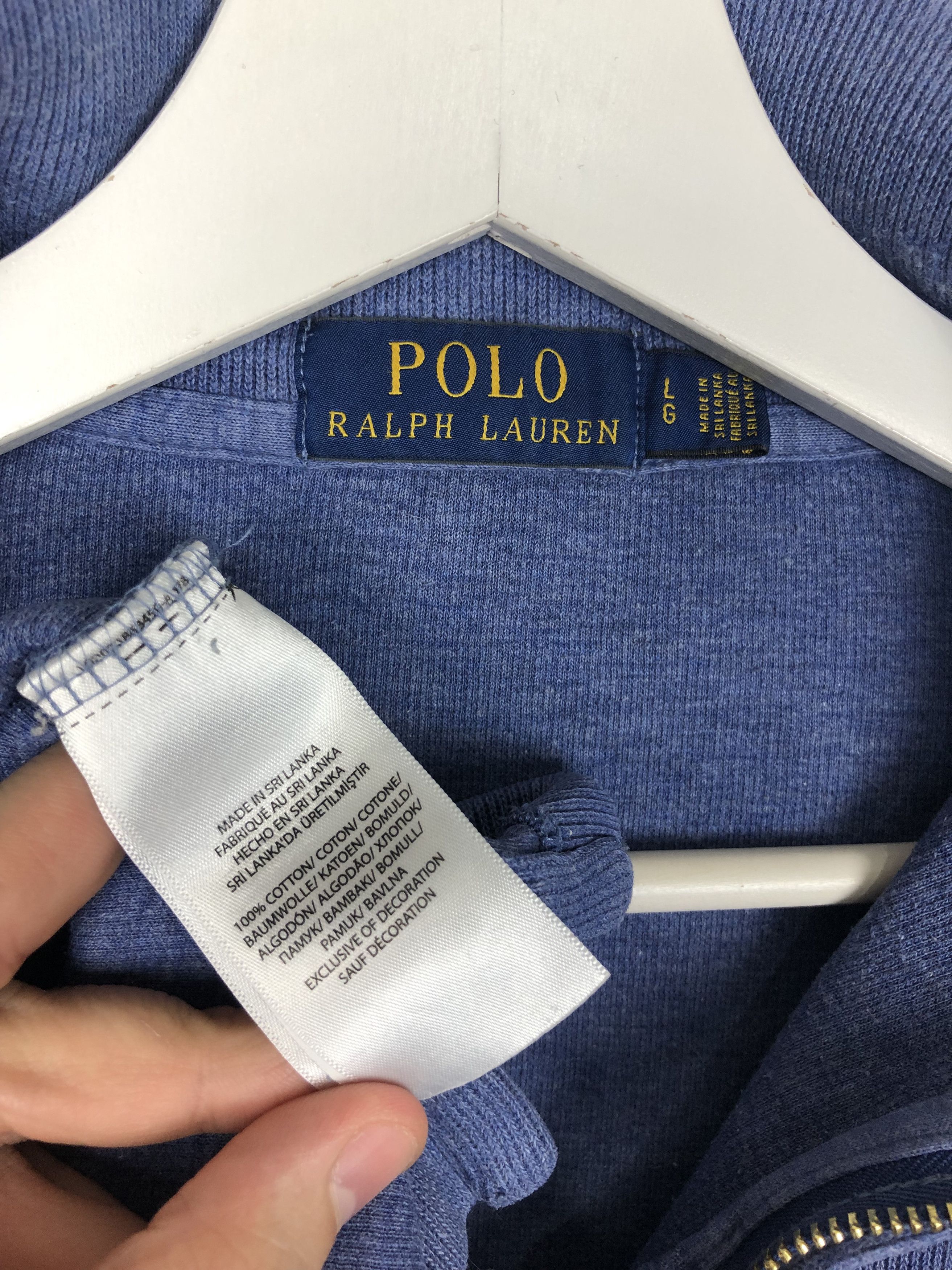 Polo Ralph Lauren Polo Ralph Lauren 1/4 Zip Sweatshirt Pullover Small Logo L Size US L / EU 52-54 / 3 - 8 Thumbnail