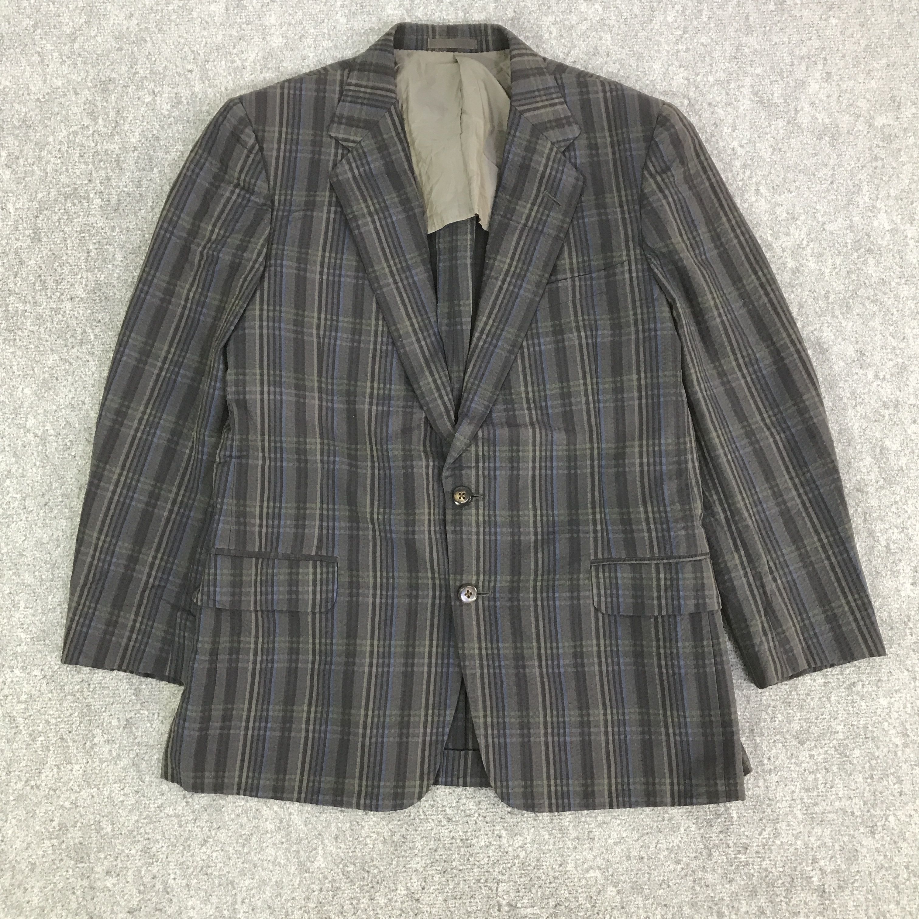 Burberry BURBERRY BLAZER TARTAN JAPAN JACKET K122B18 Size US M / EU 48-50 / 2 - 1 Thumbnail