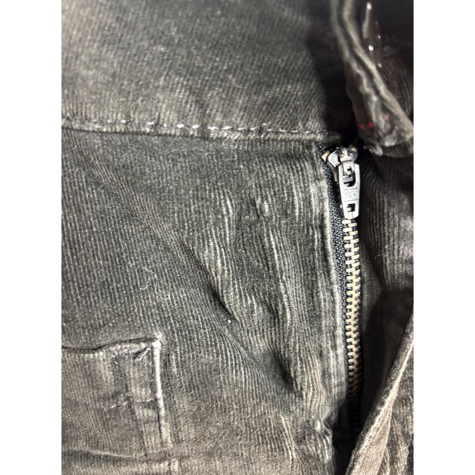 Vintage Pilcro and The Letterpress Womens Corduroy Flare Pants Black 30 Regular Inseam 31 Pockets 5074 Size 30" / US 8 / IT 44 - 5 Thumbnail