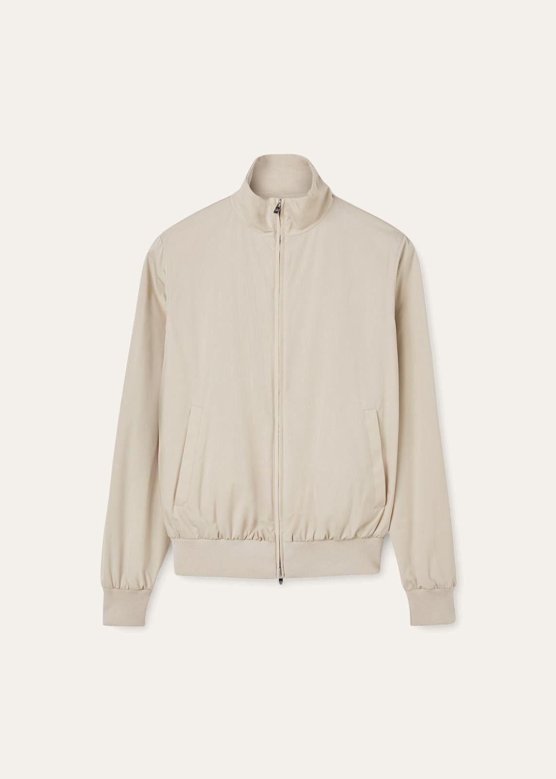 Loro Piana o1srvl11e0125 FAG3121 Reversible Bomber Jacket in Beige Size M / US 6-8 / IT 42-44 - 1 Thumbnail