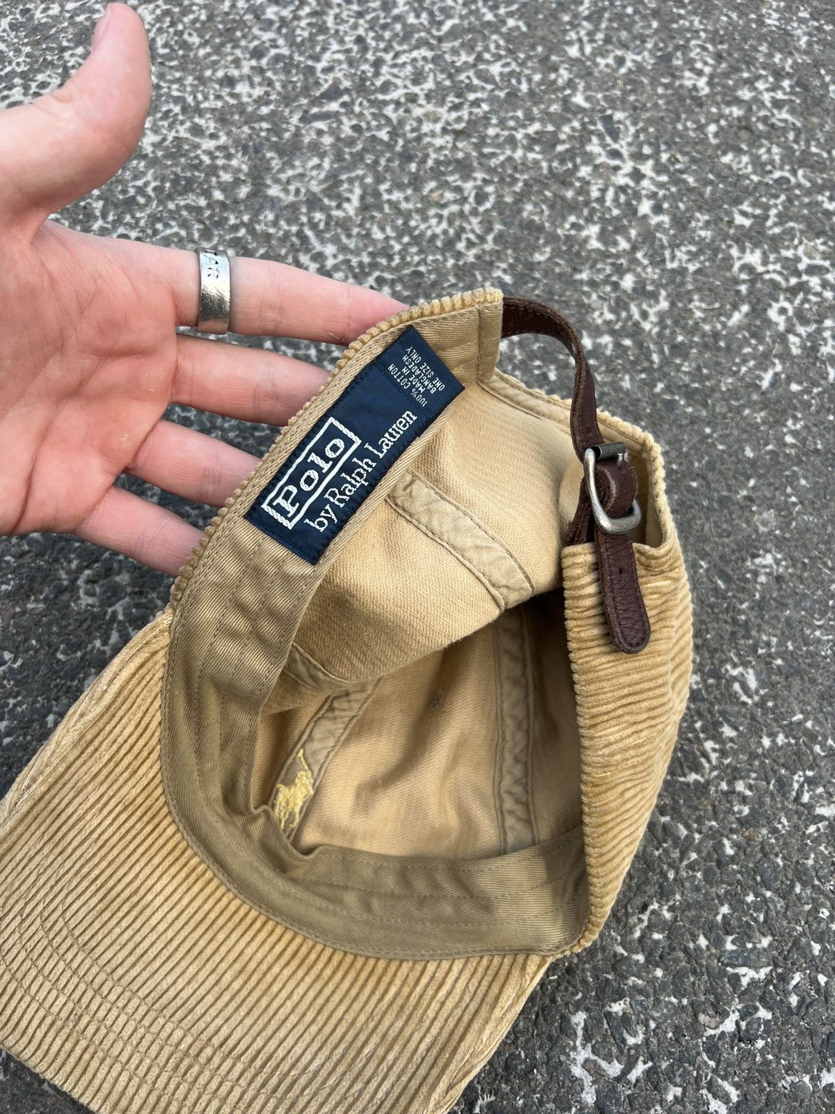 Polo Ralph Lauren Vintage Ralph Lauren Corduroy Rare Cap Size ONE SIZE - 6 Thumbnail