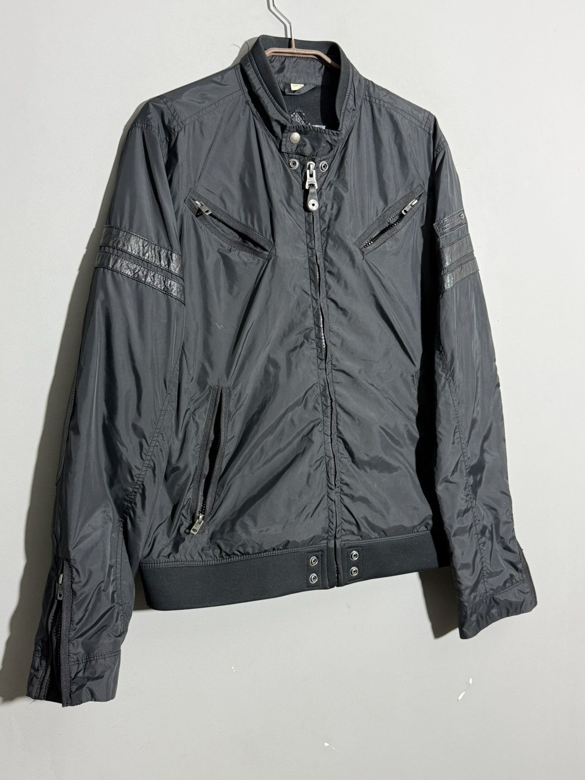 Diesel Vintage Y2k Diesel Nylon Bomber Jacket size XL Size US XL / EU 56 / 4 - 2 Thumbnail