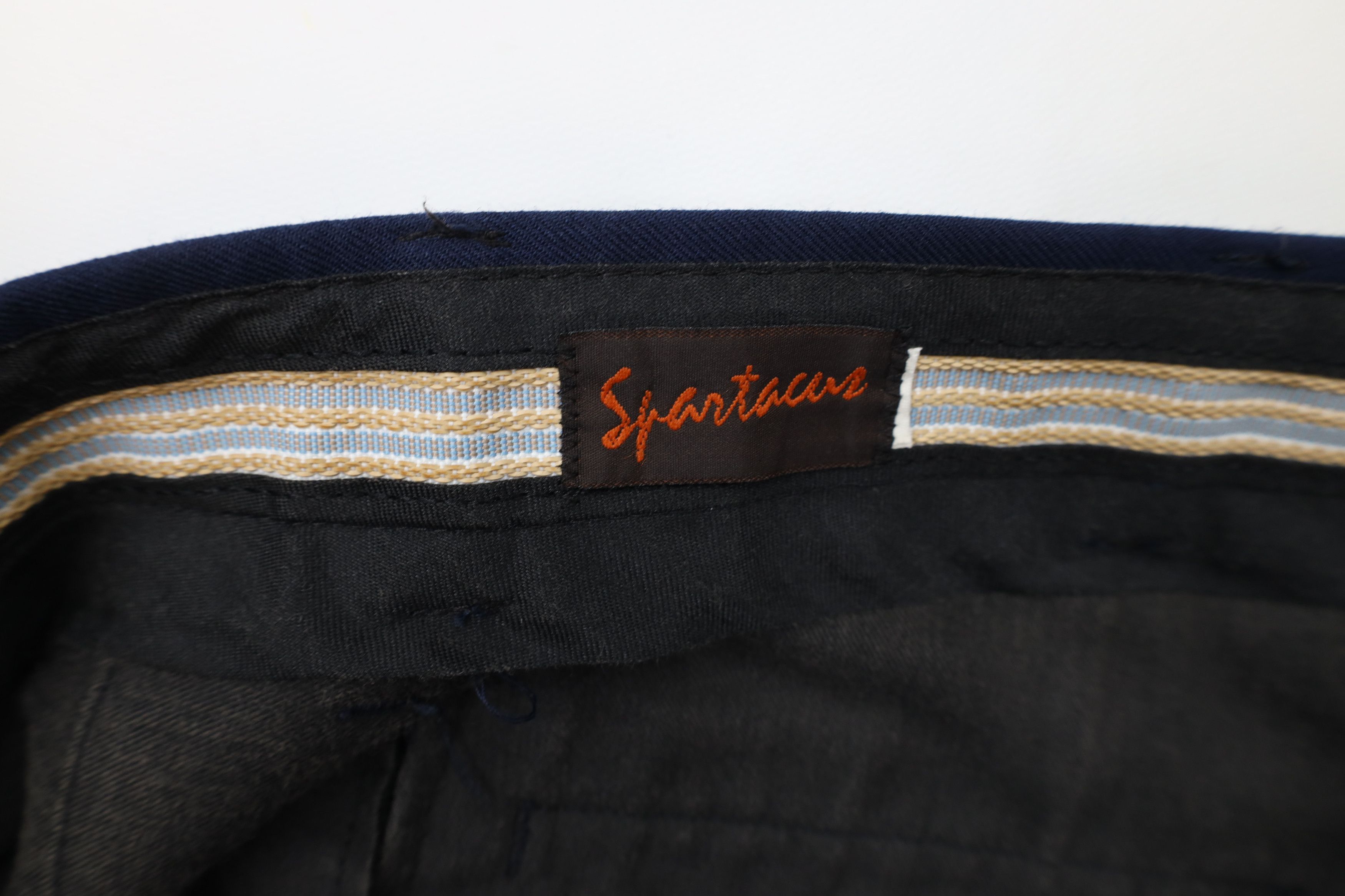 Vintage Vintage 90s Streetwear Wide Leg Chino Pants Navy Blue USA Size US 32 / EU 48 - 8 Thumbnail