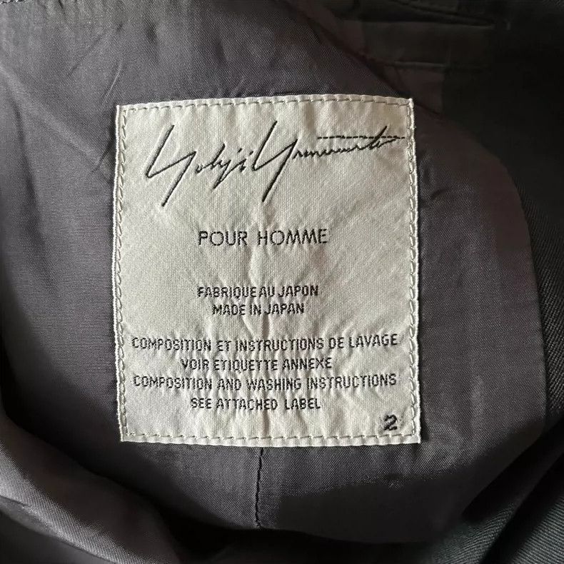 Yohji Yamamoto Yohji Yamamoto Yohji Yamamoto Black Suit Jacket Size US S / EU 44-46 / 1 - 5 Thumbnail
