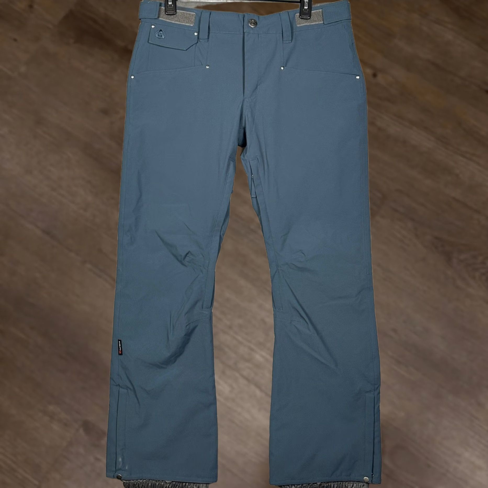 Vintage Turbine Snow Pants Mens XL Blue Ski Straight Waist Adjustable 5 Pocket EUC Size US 40 / EU 56 - 1 Thumbnail