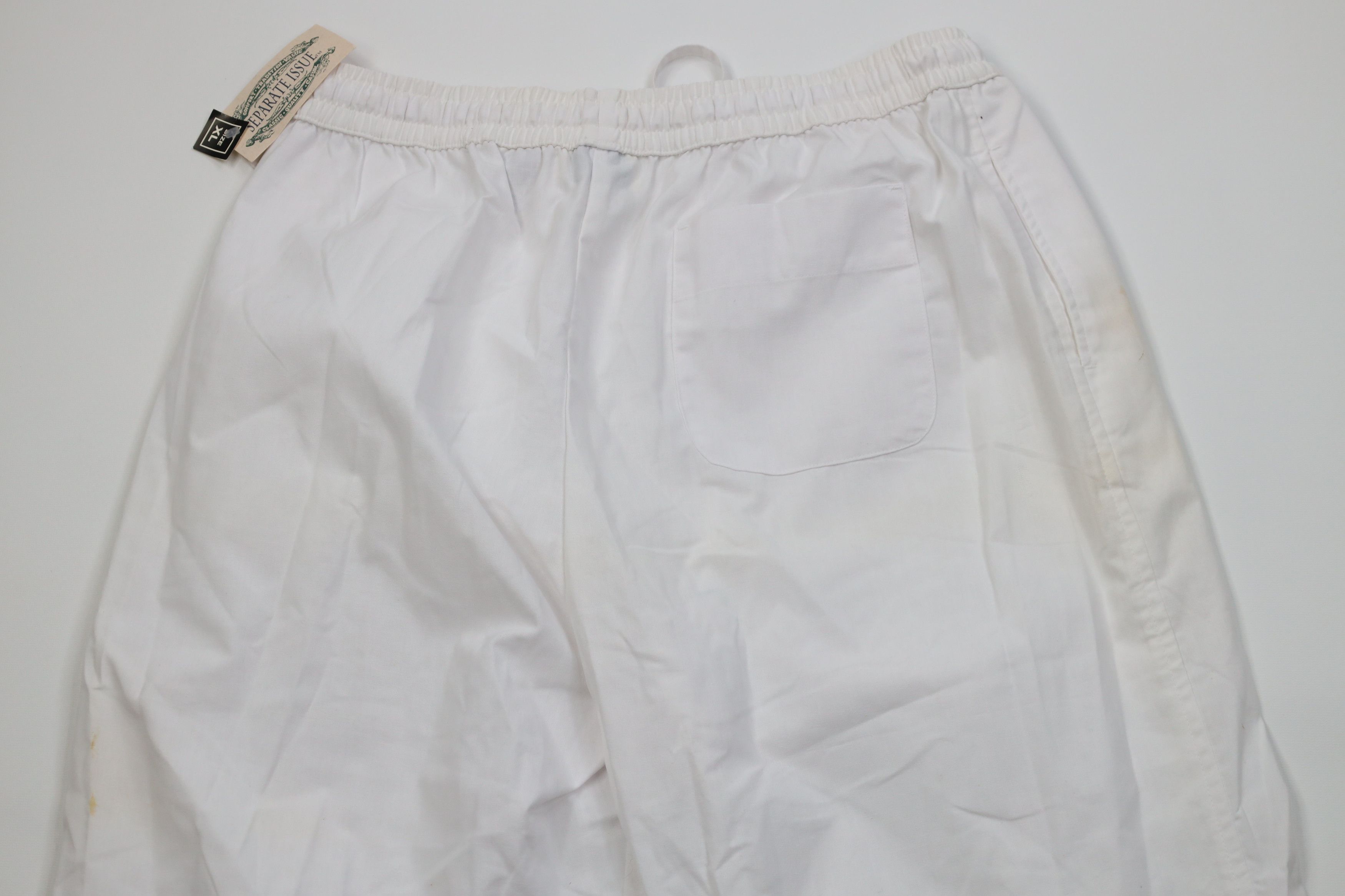 Vintage Deadstock Vintage 90s Streetwear Relaxed Fit Pants White Size 32" / US 10 / IT 46 - 12 Thumbnail