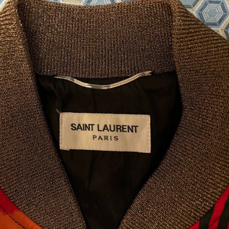 Saint Laurent Paris Saint Laurent Paris Coconut tree baseball jacket-2506 Size US S / EU 44-46 / 1 - 2 Thumbnail