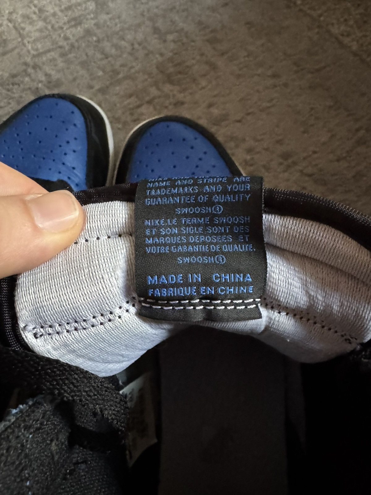 Jordan Brand Jordan 1 Royal 2017 Size US 11.5 / EU 44-45 - 10 Thumbnail