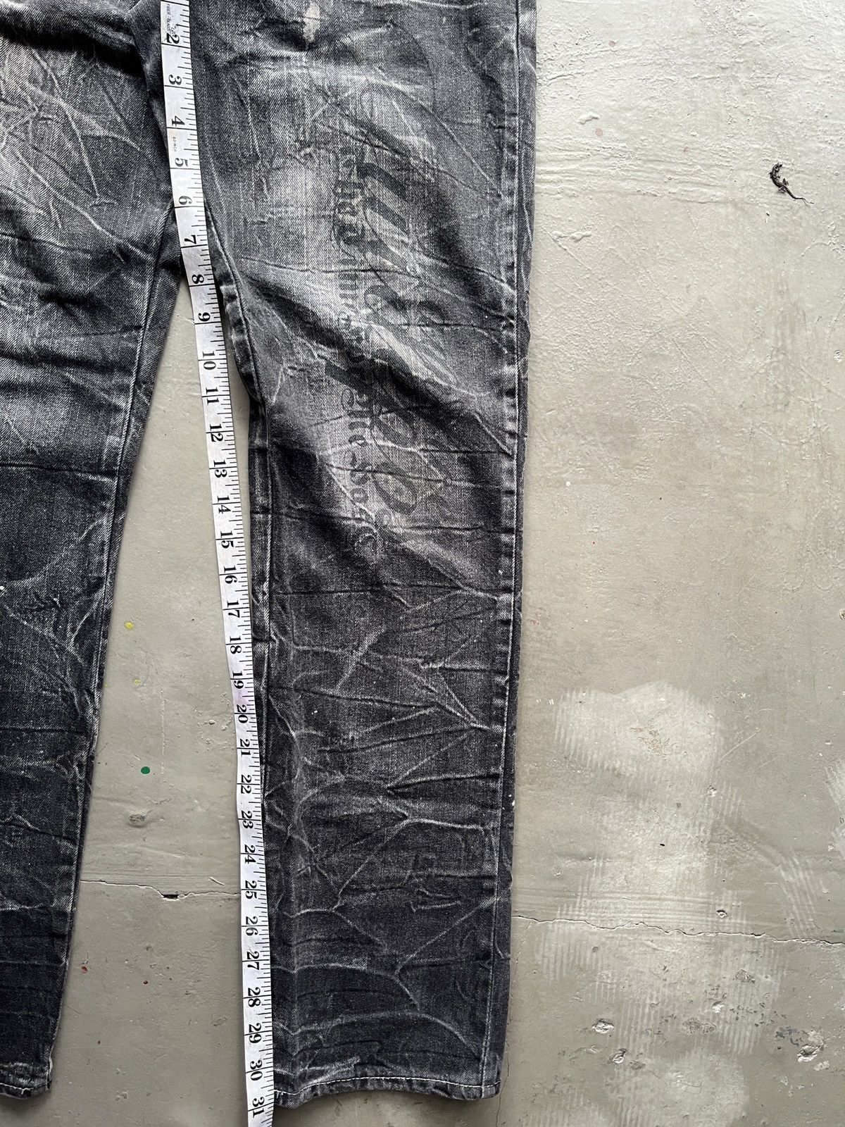 14th Addiction 2000s FLARE PUNK ACID WASH ROOT THREE NUMBER NINE STYLE Size US 31 - 13 Thumbnail