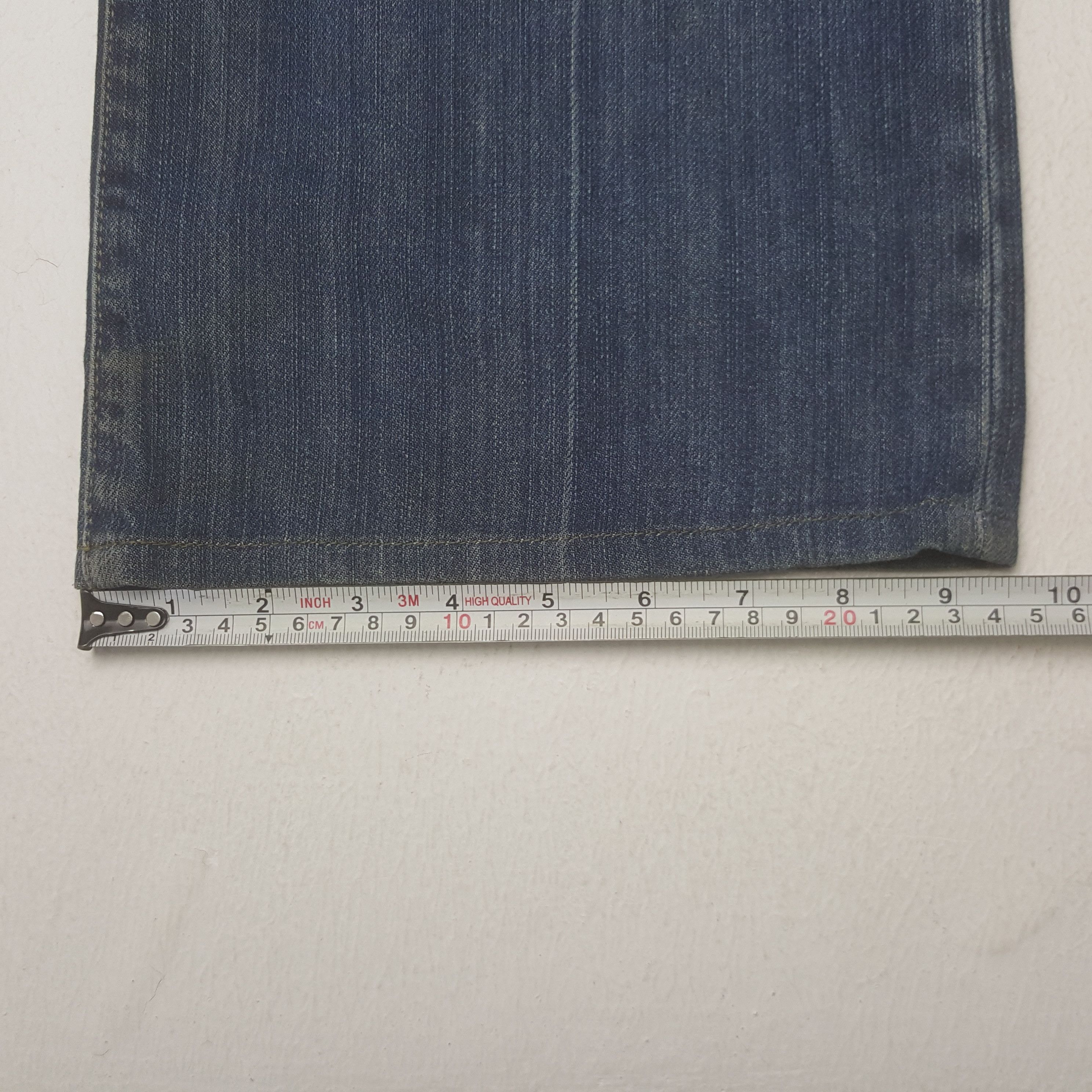 Stussy × Vintage Vintage Stussy Workgear Custom Art Logo Denim Jeans Size US 35 - 11 Thumbnail