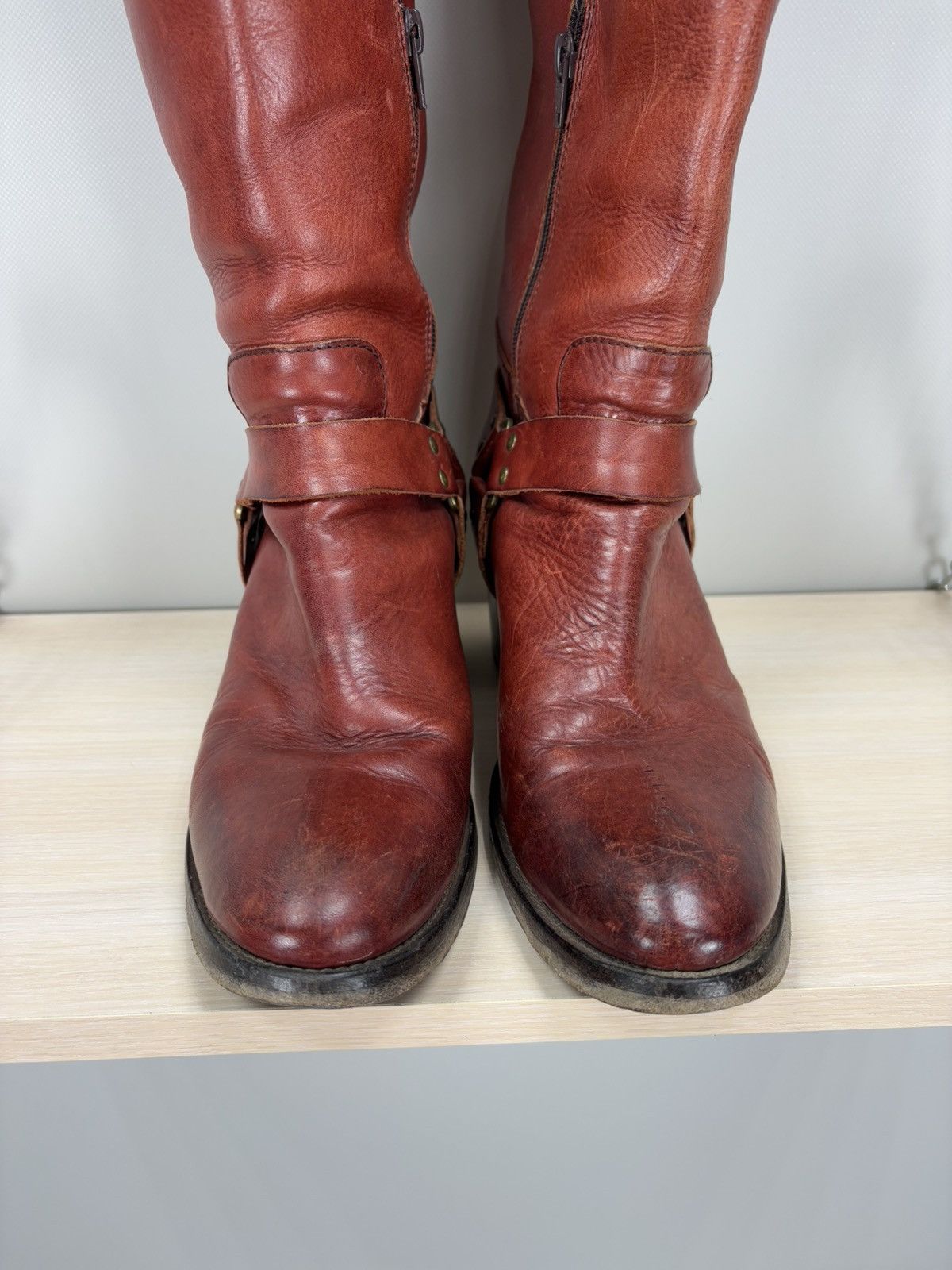 Leather × MoMA Womens boots MOMA Size 40 Color Red Size US 10 / IT 40 - 5 Thumbnail