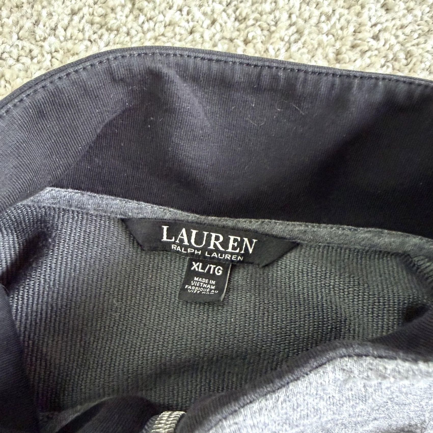 Ralph Lauren Lauren Ralph Lauren Jacket Womens XL Gray Fleece Full Zip Pockets Lightweight Size XL / US 12-14 / IT 48-50 - 2 Thumbnail