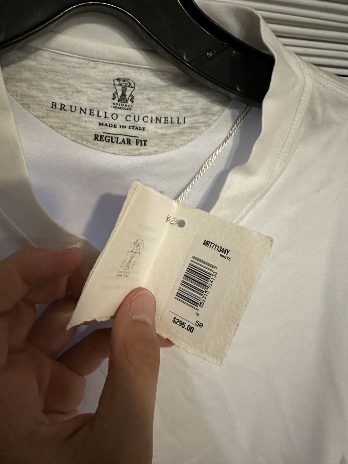 Brunello Cucinelli BNWT Brunello Cucinelli V Neck Size US XL / EU 56 / 4 - 2 Thumbnail