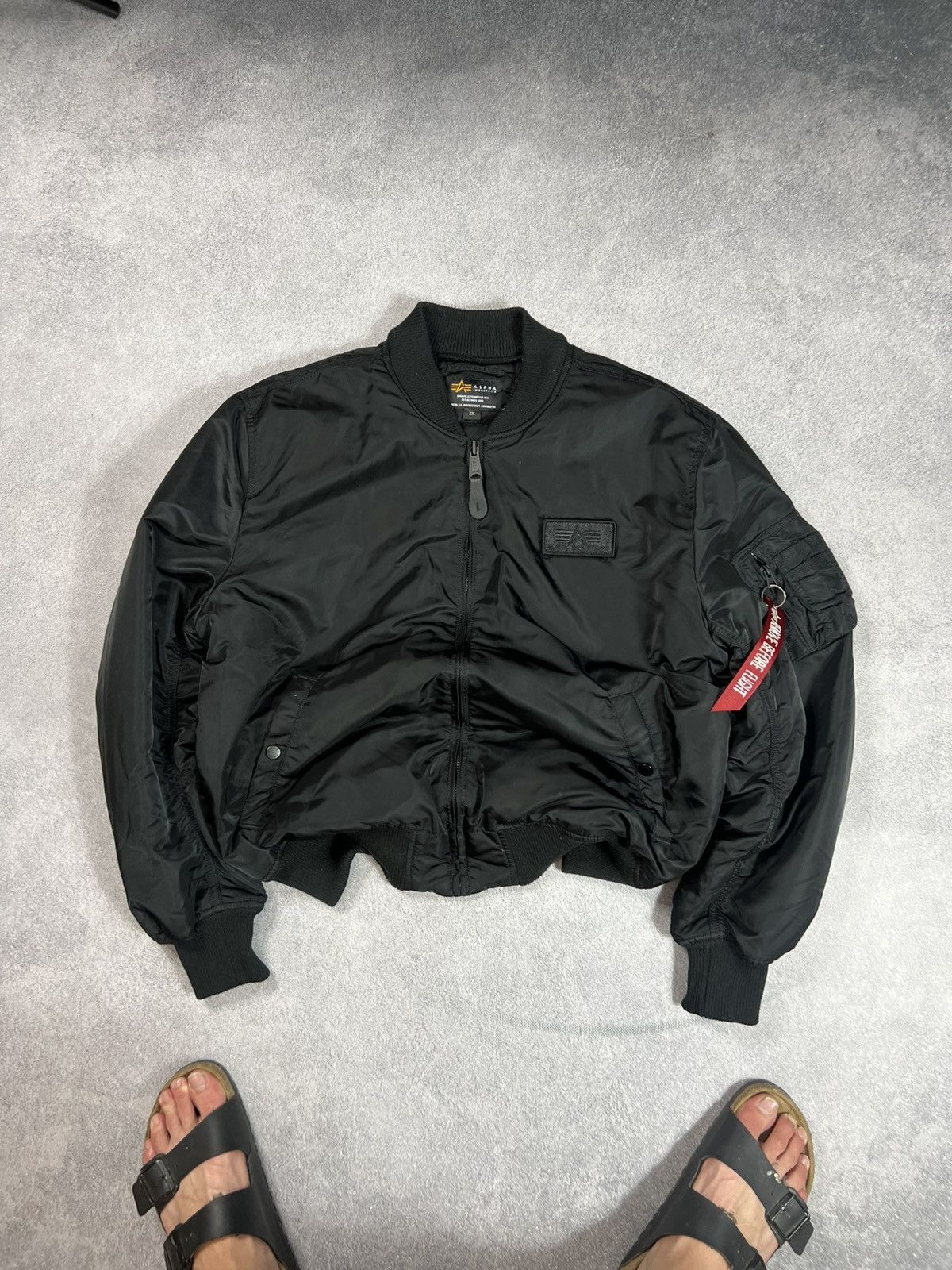 Alpha Industries 🔥VTG RICK OWENS KAPITAL VETEMENTS FLYGHT MA-1BOMBER JACKET Size US L / EU 52-54 / 3 - 3 Thumbnail