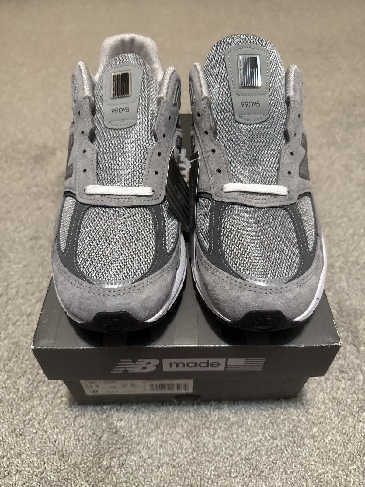New Balance New Balance 990V5: Made in USA ‘Castlerock’ Size US 11 / EU 44 - 1 Thumbnail
