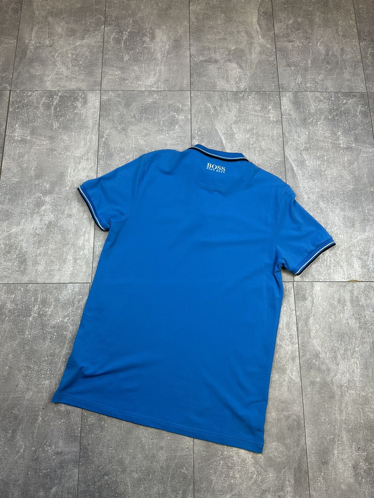 Hugo Boss Blue Basic Hugo Boss Polo Size US L / EU 52-54 / 3 - 9 Thumbnail