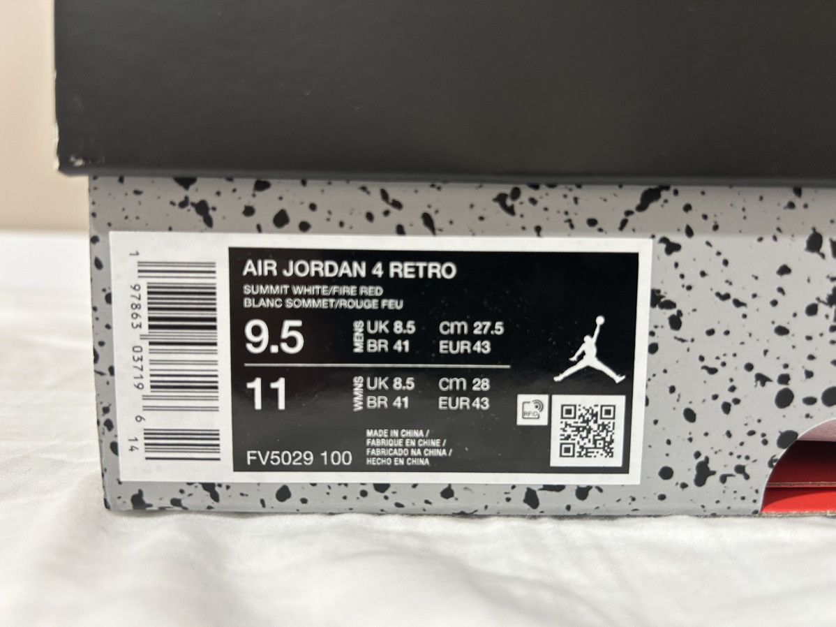 Jordan Brand Jordan 4 White cement Size US 9.5 / EU 42-43 - 7 Thumbnail