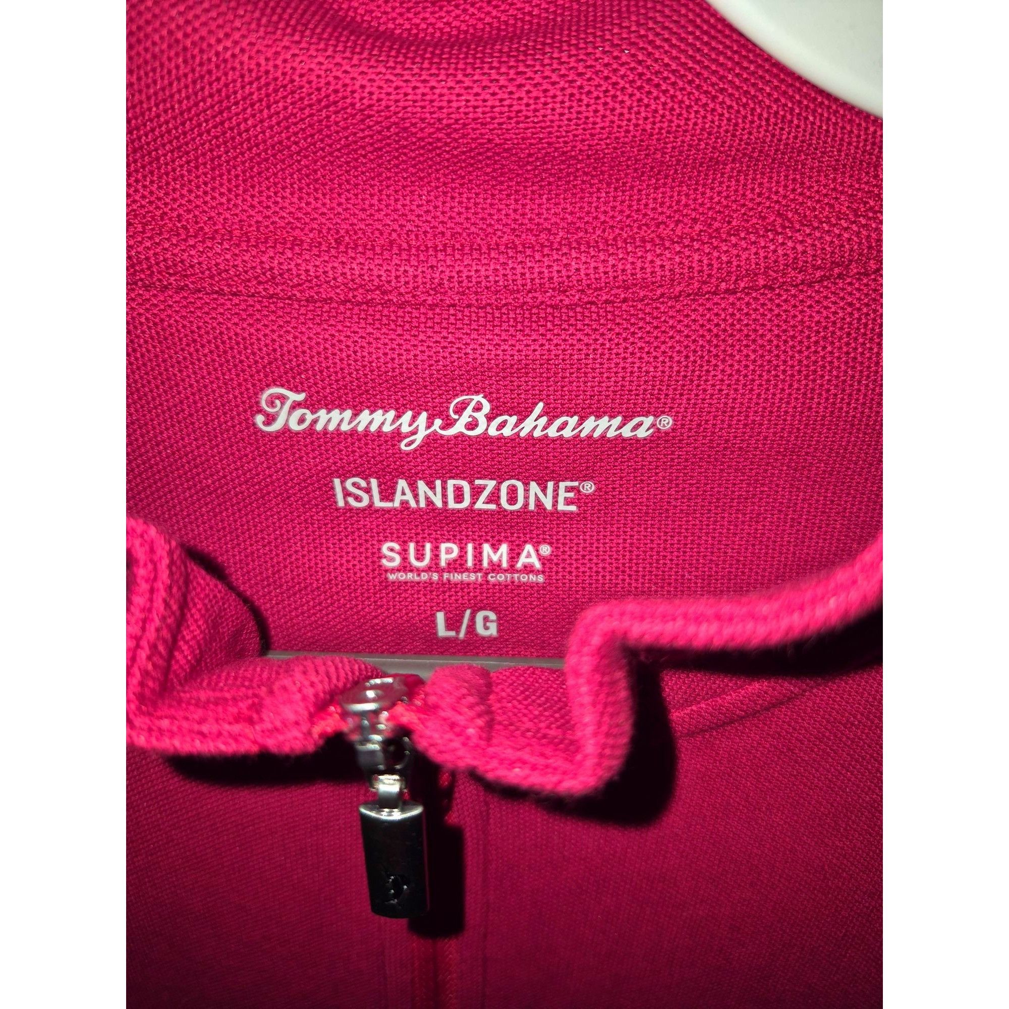Tommy Bahama Tommy Bahama IslandZone Supima Cotton 1/4 Zip Pullover Shirt Size US L / EU 52-54 / 3 - 6 Thumbnail