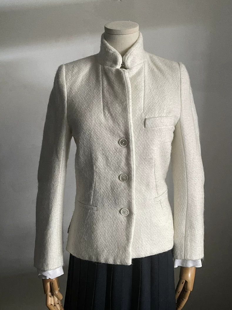 Ann Demeulemeester Ann Demeulemeester tweed suit with lace sleeves for girls-2 Size US S / EU 44-46 / 1 - 1 Thumbnail