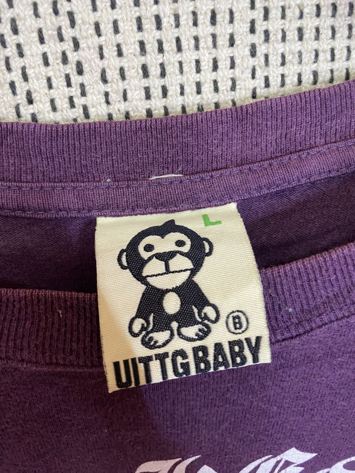 Deluxeware × Japanese Brand UTTG BABY CROSS LOGO TSHIRT Size US L / EU 52-54 / 3 - 5 Thumbnail