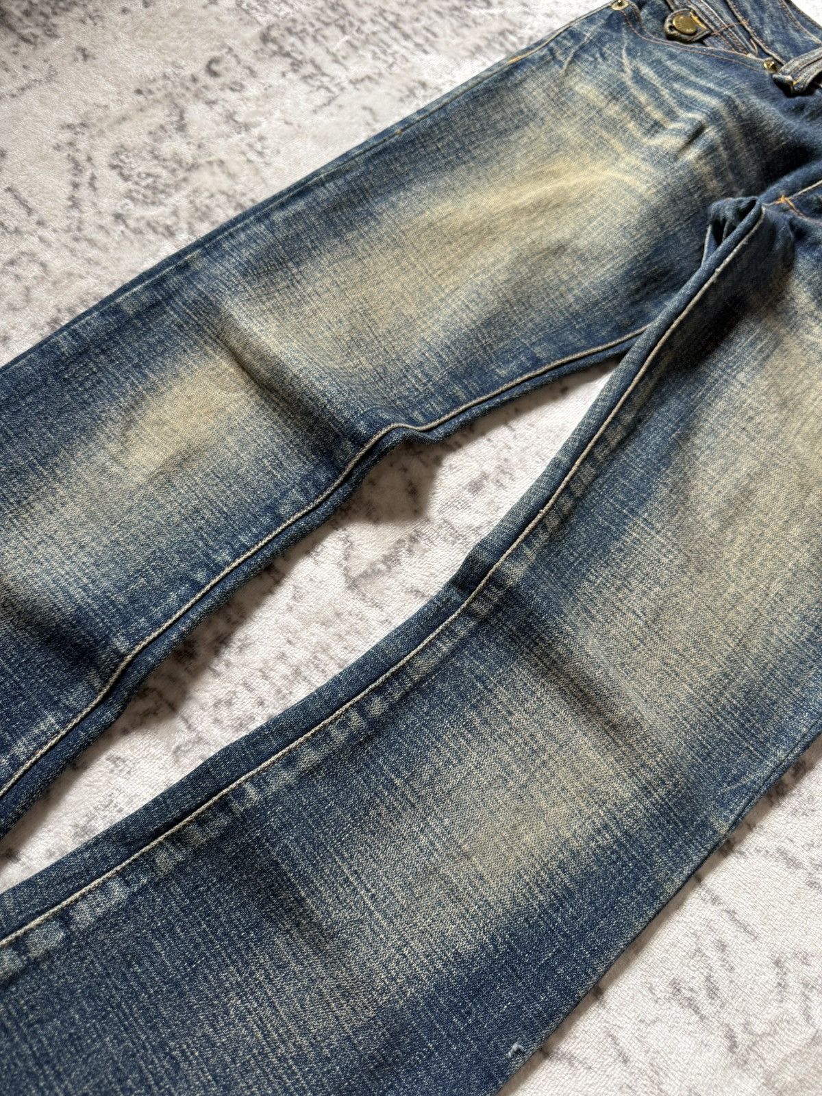 Hysteric Glamour Sky Bomber Japan Mud Wash Flared Jeans Size US 28 / EU 44 - 6 Thumbnail