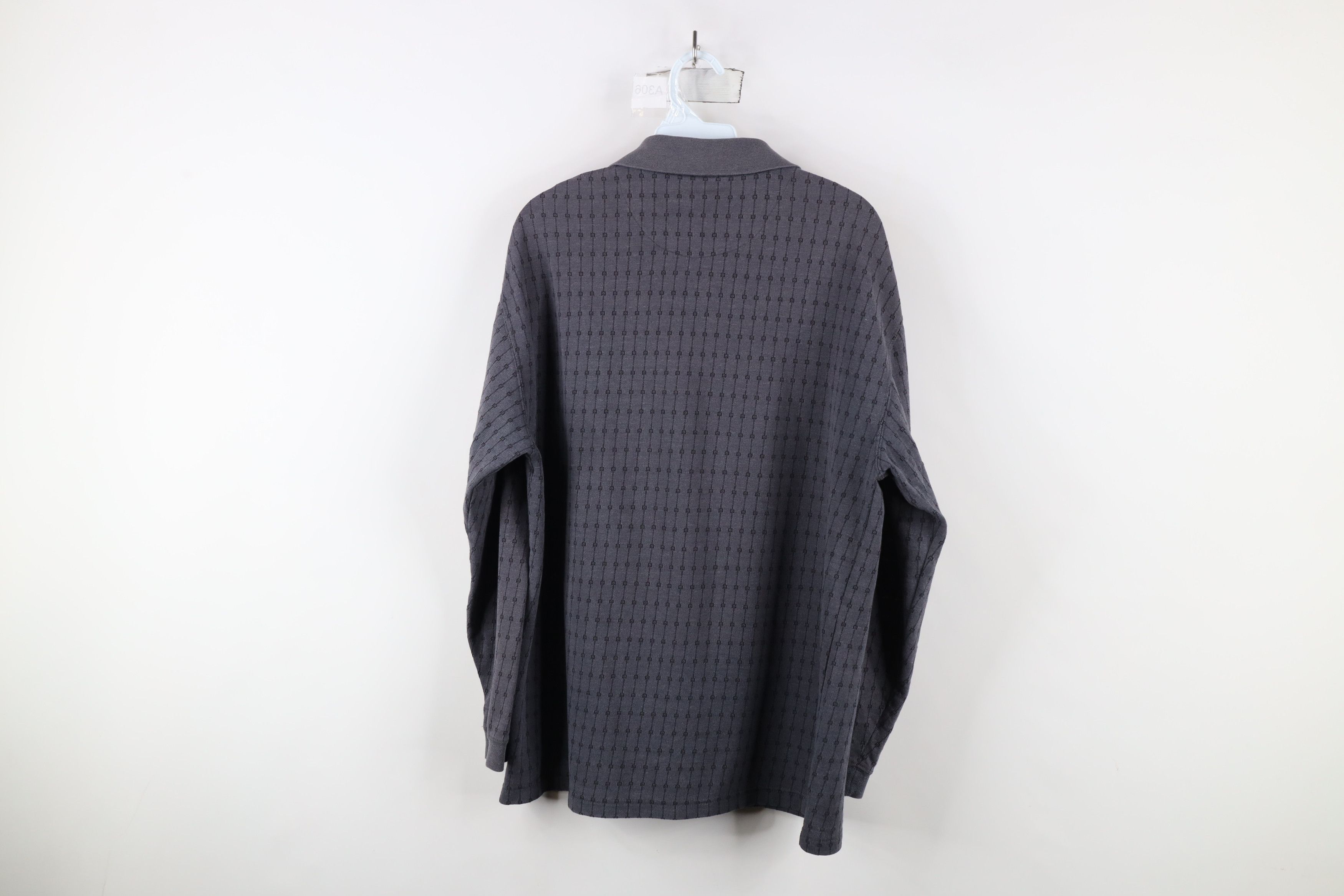Vintage Vintage 90s Streetwear Knit Long Sleeve Rugby Polo Shirt Size US M / EU 48-50 / 2 - 8 Thumbnail