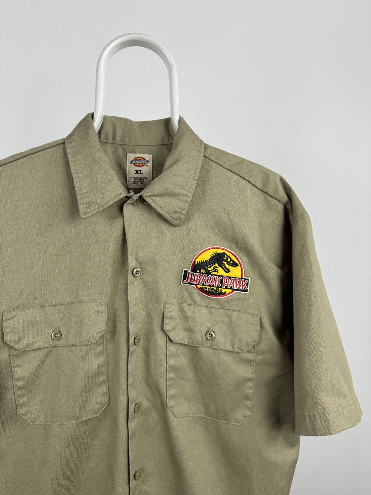 Dickies Vintage Dickies Jurassic Park Ranger Short Sleeve Shirt Size US XL / EU 56 / 4 - 2 Thumbnail
