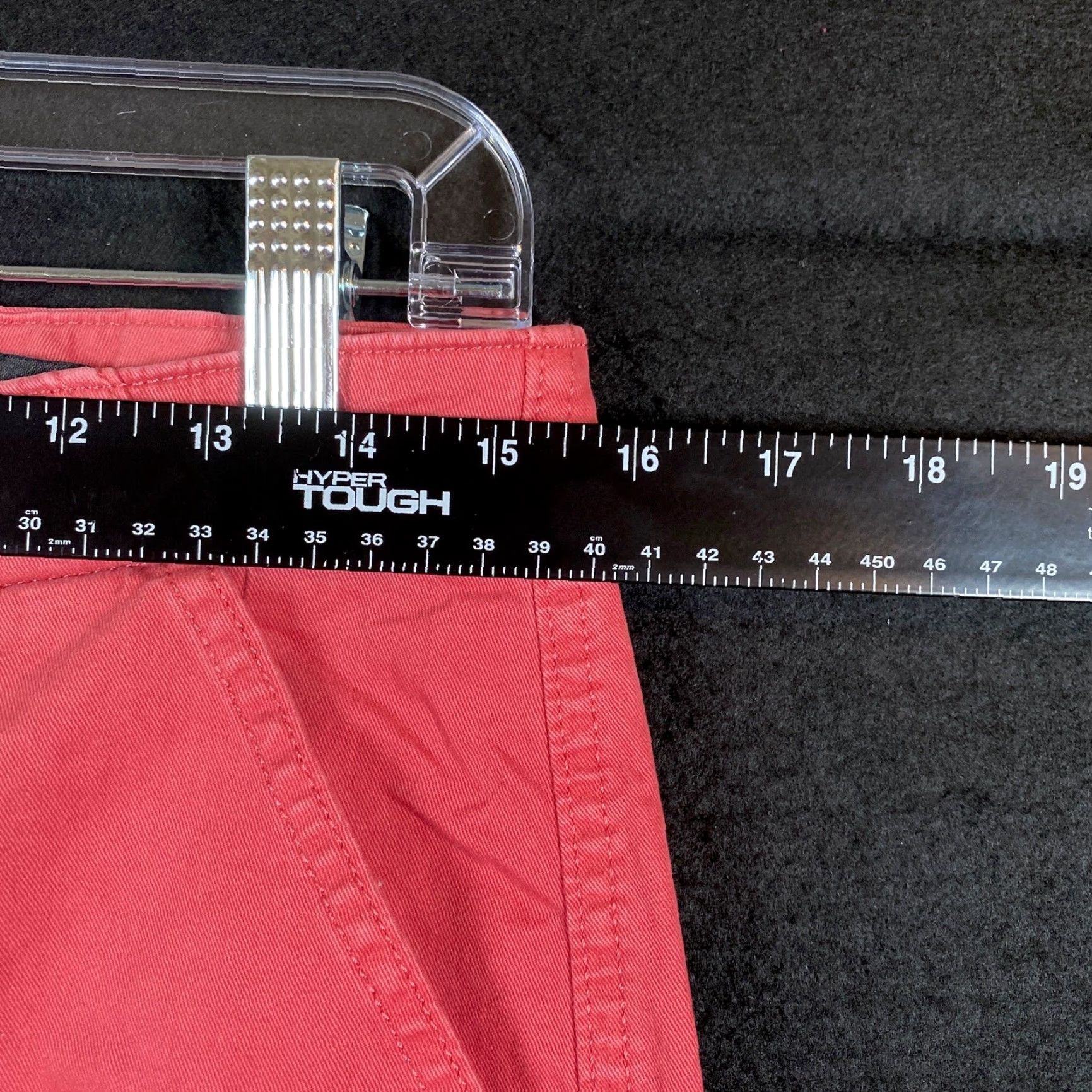 Banana Republic Banana Republic Womens Pants Red Petite Ankle Zip Cotton Blend Stretch 8P Size 24" / US 00 / IT 34 - 6 Thumbnail