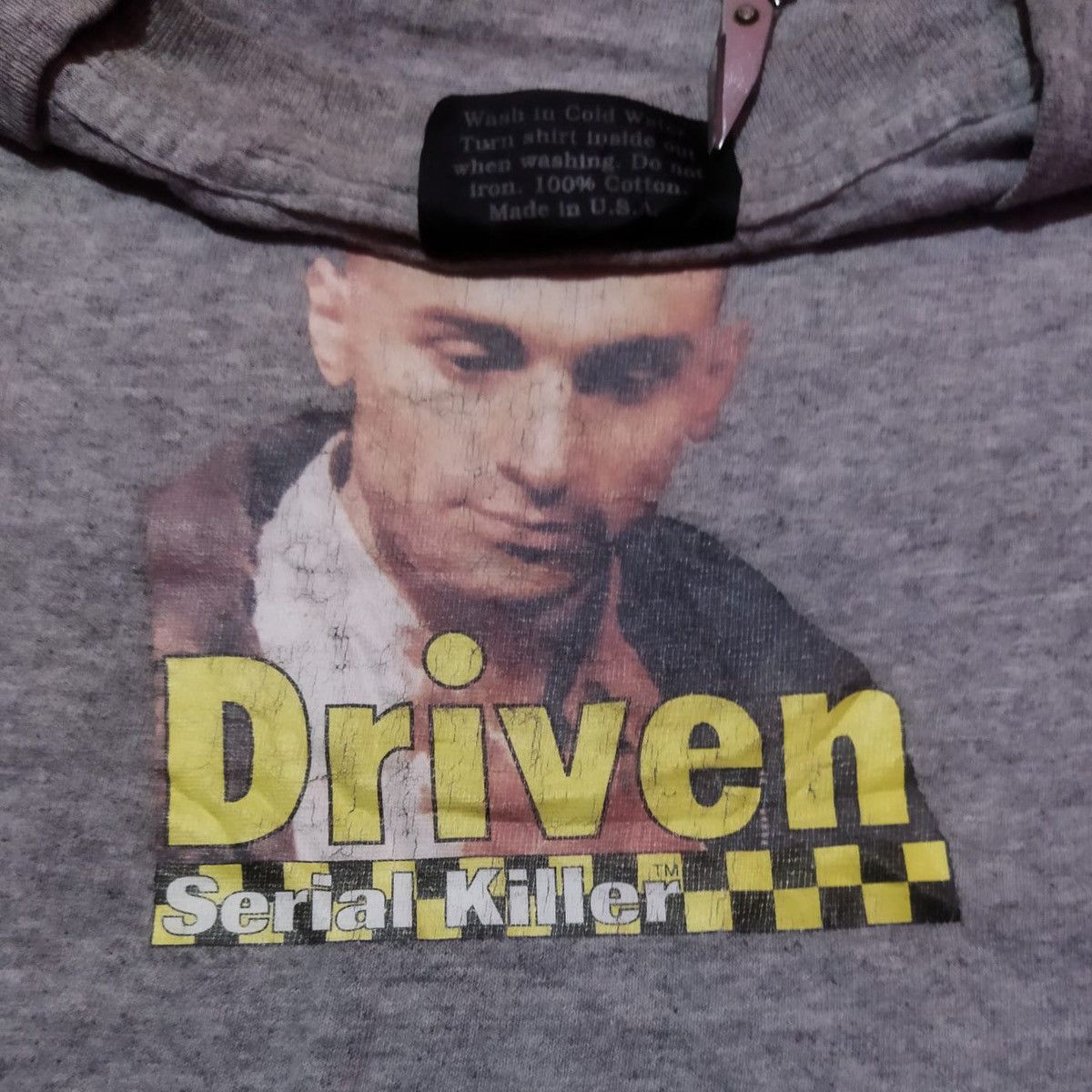 Vintage Vintage 90s Serial Killer Taxi Driver Tee Size US XL / EU 56 / 4 - 3 Thumbnail