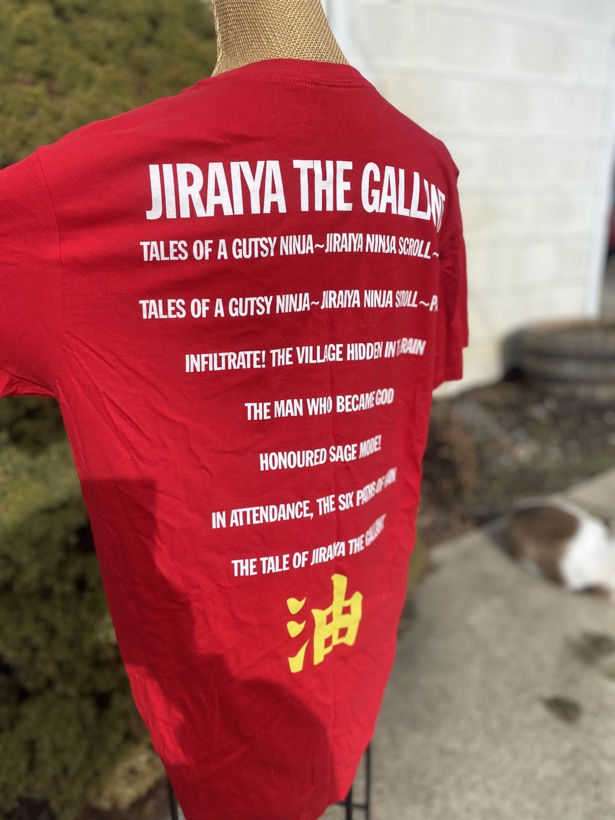Other Jiraiya The Galiant Naruto Shippuden Anime Men’s T Red L Size US L / EU 52-54 / 3 - 6 Thumbnail