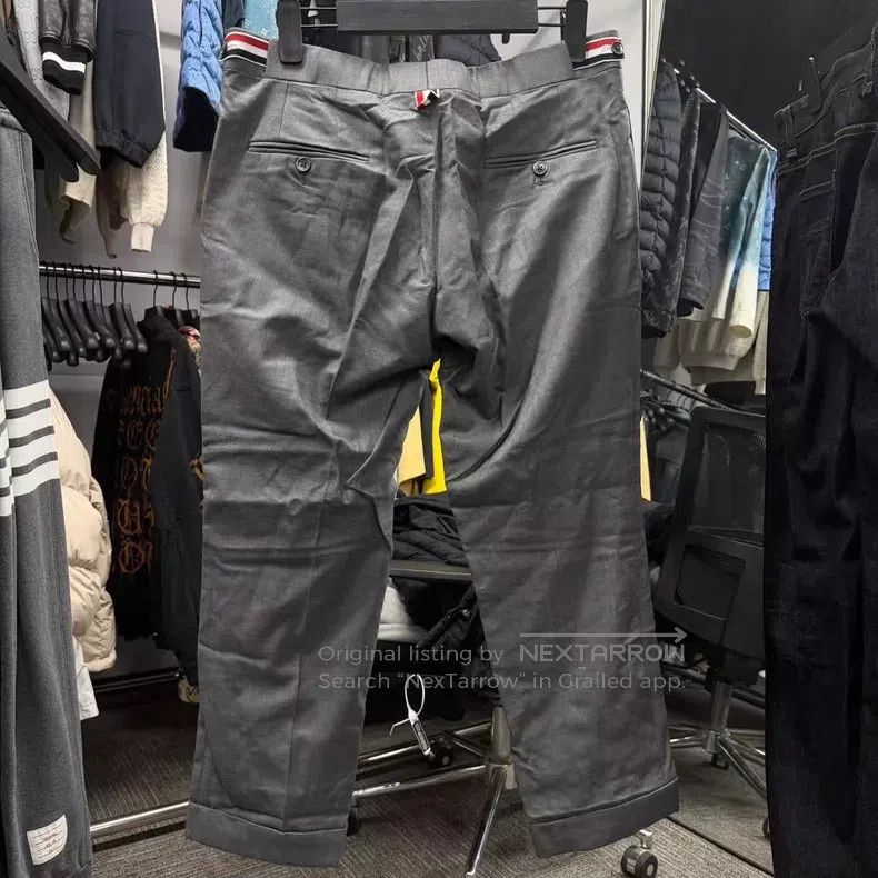 Thom Browne Thom Browne size 1 Gray dress pants Size 38R - 2 Thumbnail