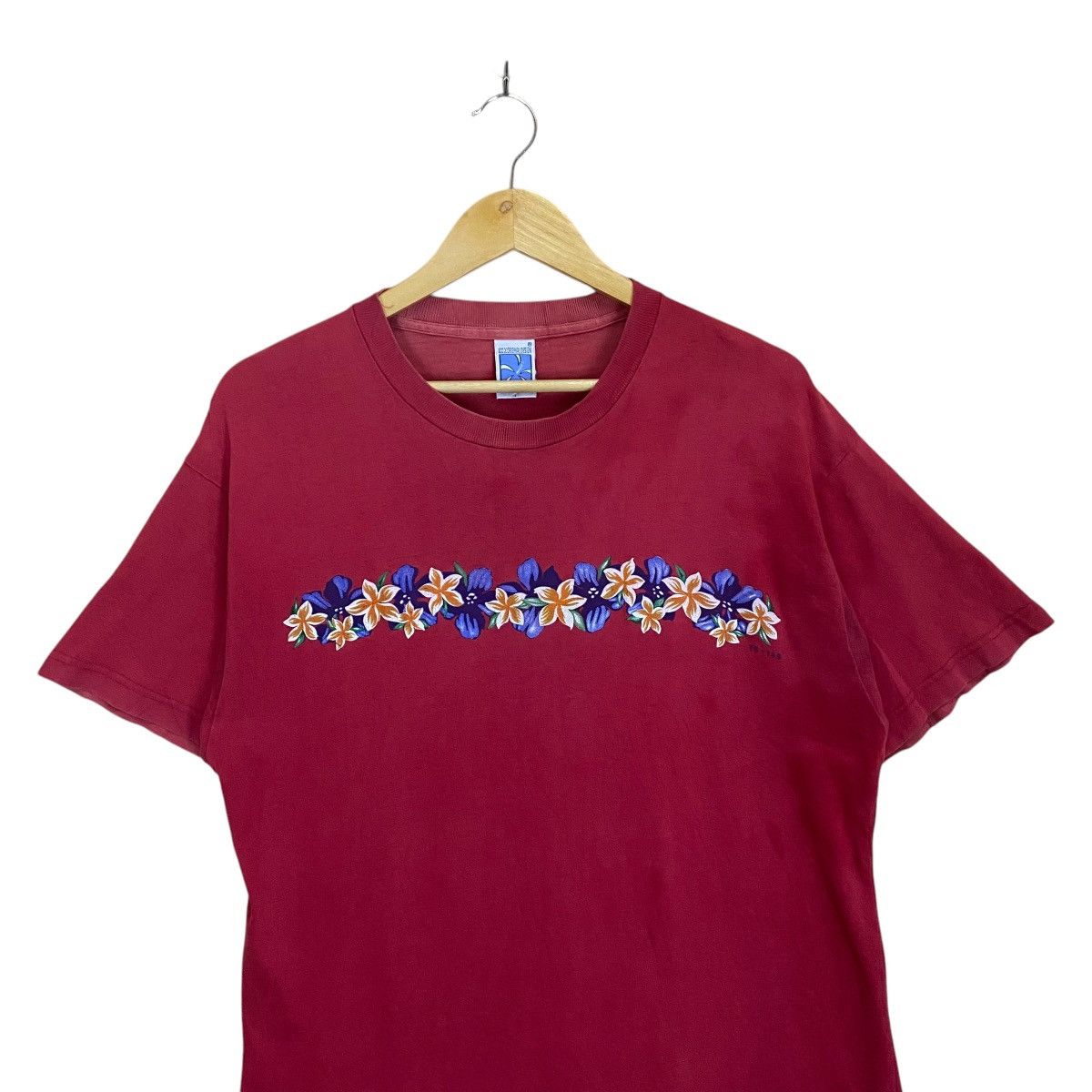 Quiksilver Vintage 90s Floral Hibiscus Graphic Shortsleeve Tee Size US M / EU 48-50 / 2 - 4 Thumbnail