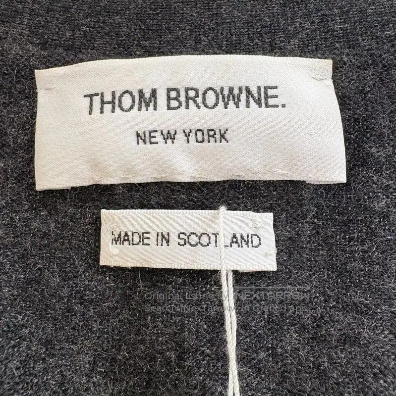 Thom Browne Thom Browne Gray Cashmere Short Sleeve Sweater . Size S / US 4 / IT 40 - 4 Thumbnail