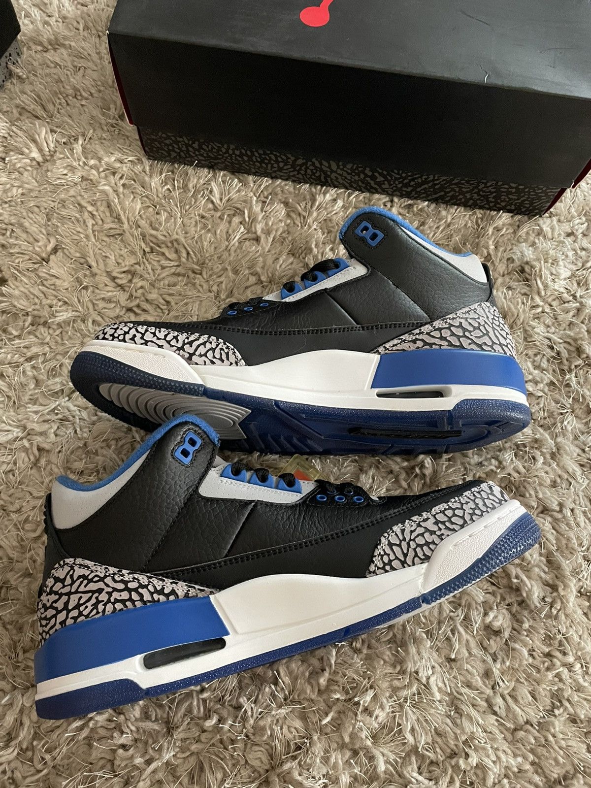 Jordan Brand Jordan 3 Sport Blue 2014 Size US 8.5 / EU 41-42 - 3 Thumbnail