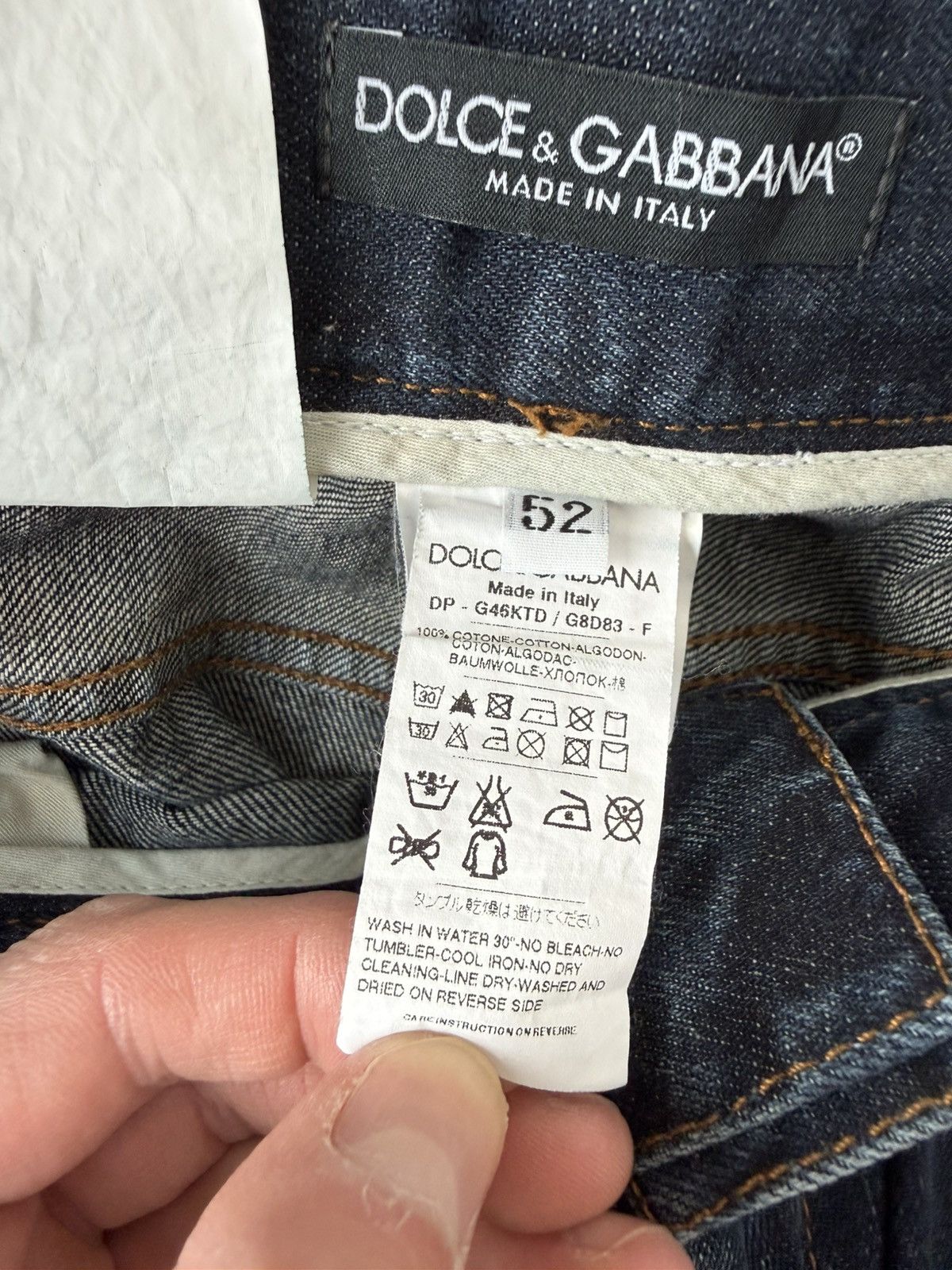 Dolce & Gabbana Dolce & Gabanna Denim Jeans Size US 36 / EU 52 - 8 Thumbnail