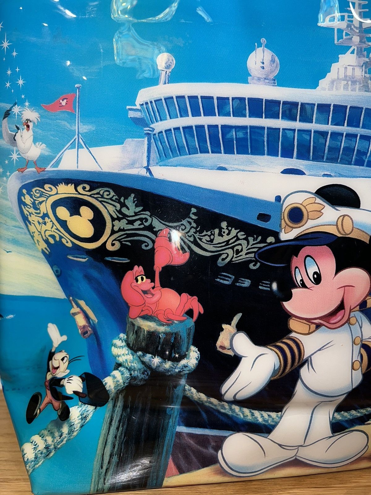 Disney × Vintage Vintage Disney Cruise Line AOP Tote Bag Size ONE SIZE - 5 Thumbnail