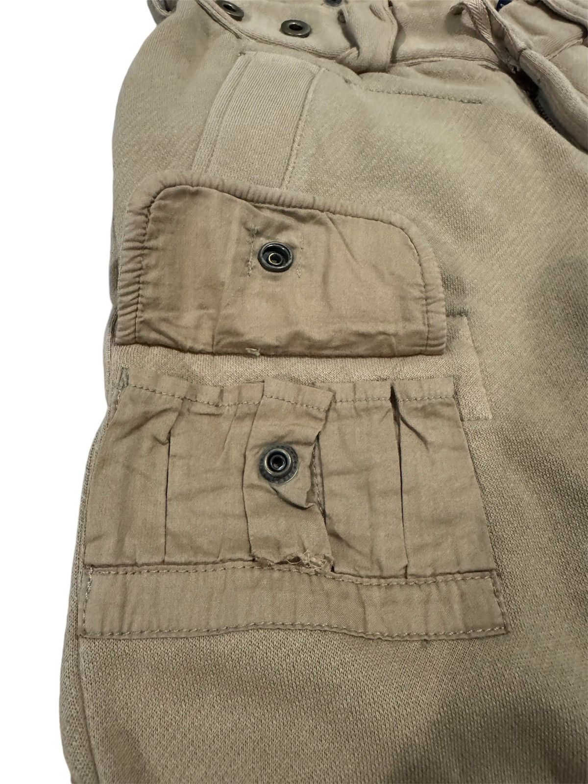 Polo Ralph Lauren × Ralph Lauren Ralph Lauren Polo Multipocket Pants Sweatpants Baggy Size 29" - 6 Thumbnail