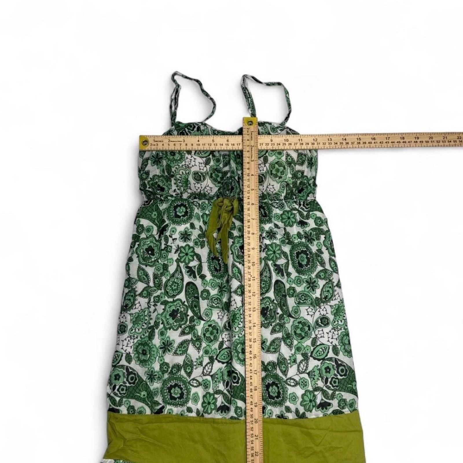 Ten C Green Boho cottage maxi sun dress size large brand : Ten Size L / US 10 / IT 46 - 4 Thumbnail