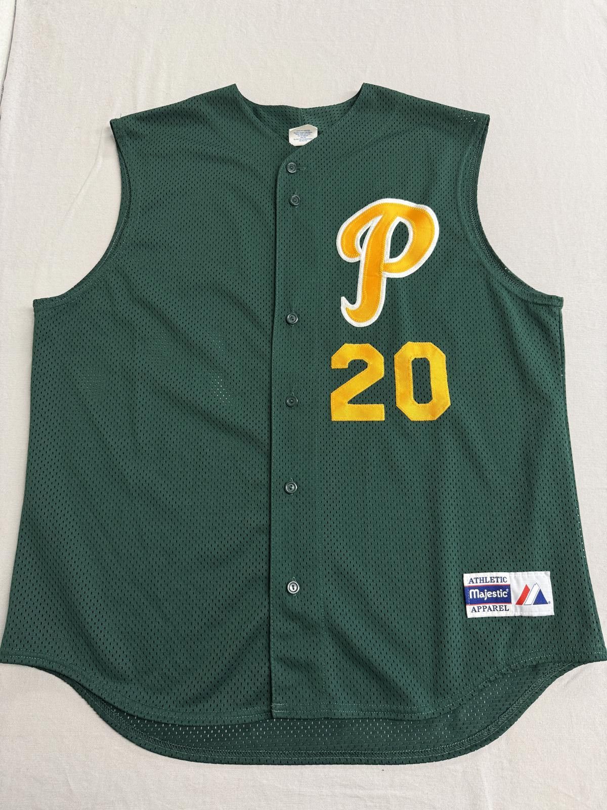 Majestic Vintage Pericos de Puebla Majestic Sleeveless Baseball XL Size US XL / EU 56 / 4 - 1 Thumbnail
