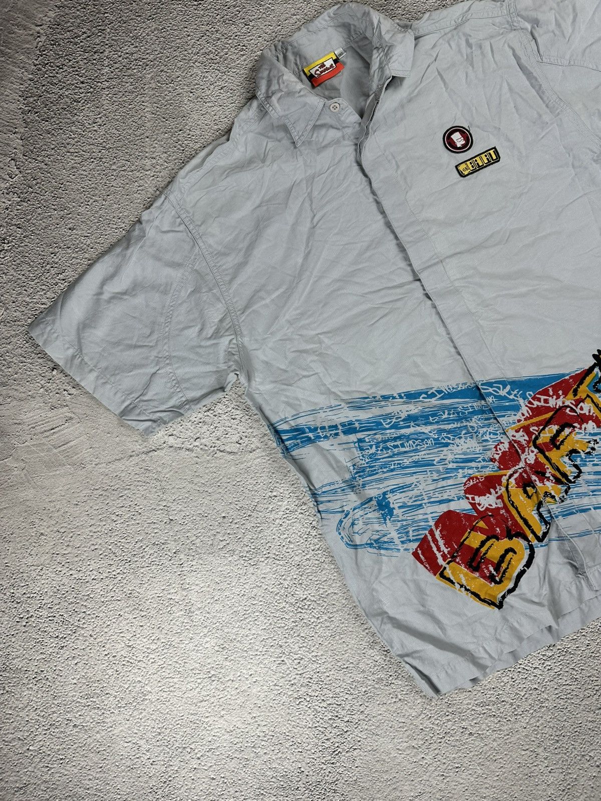 The Simpsons Vintage Simpsons Bart Shirt Y2K Big Logo Japan Hype Style Size US XL / EU 56 / 4 - 3 Thumbnail