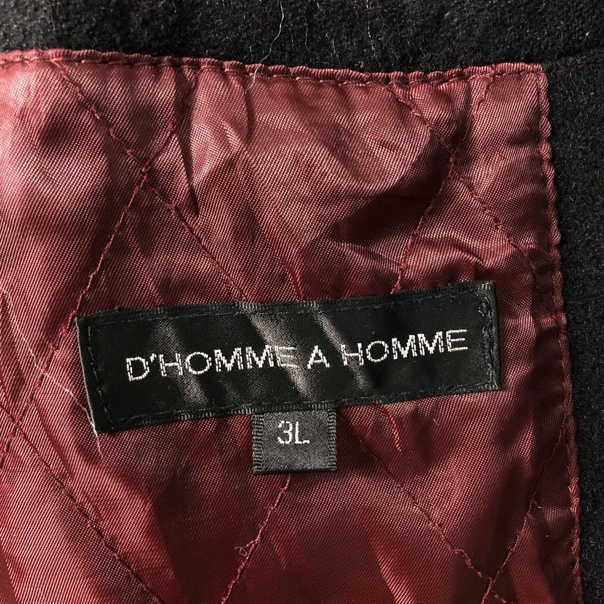 Japanese Brand 📌Vintage Wool Long Jacket D'Homme A Homme Rich Black Size US L / EU 52-54 / 3 - 19 Thumbnail