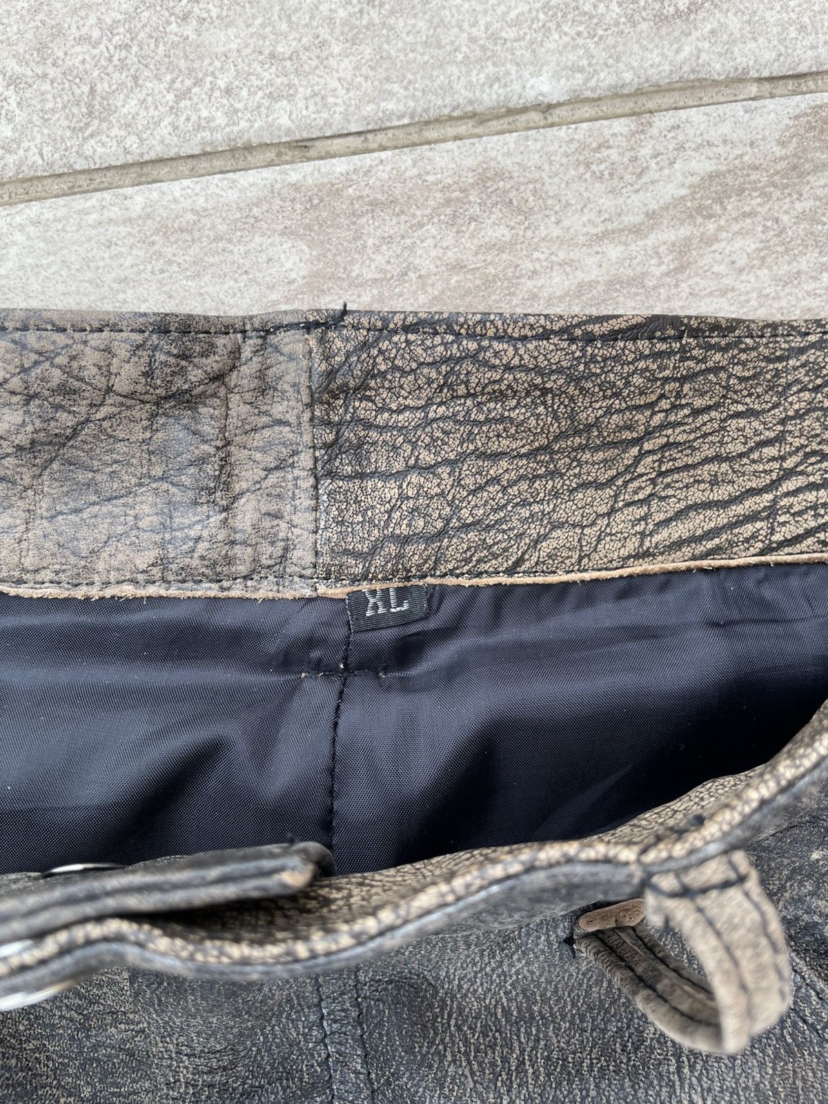 Other Years of Tears antique Racer pants/ cracked leather Size US 35 - 5 Thumbnail