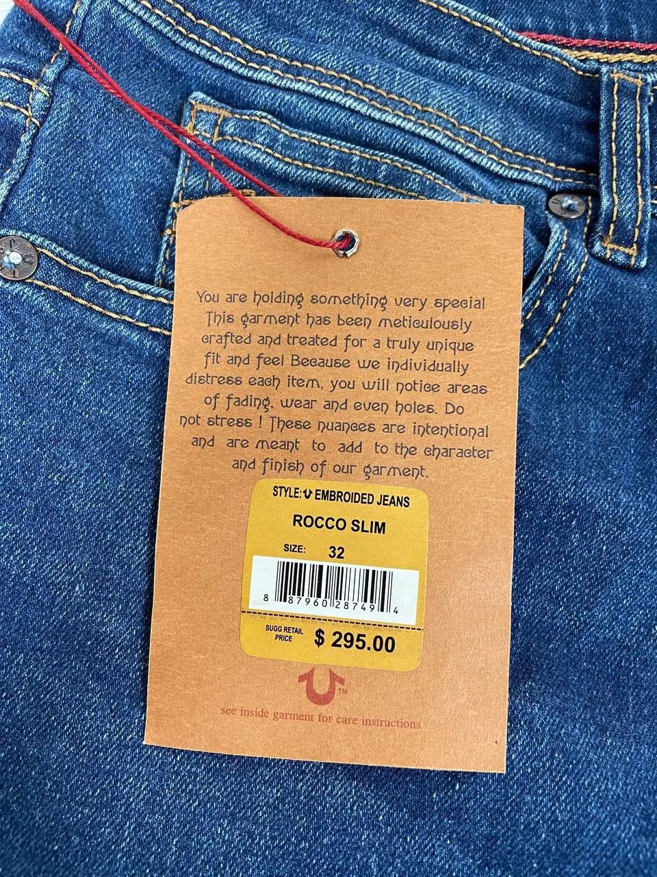 True Religion NEW True Religion Rocco Slim Denim Jeans Japan Y2K Size US 32 / EU 48 - 11 Thumbnail