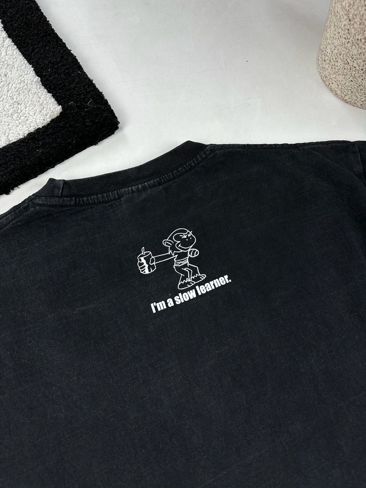Vintage Vintage I’m a Slow Learner Dynamite Monkey Funny Shirt Size US L / EU 52-54 / 3 - 5 Thumbnail