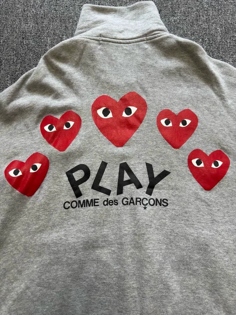 Comme des Garcons Comme Des Garcons Red Heart on Chest Five Hearts on Back P Size US L / EU 52-54 / 3 - 6 Thumbnail