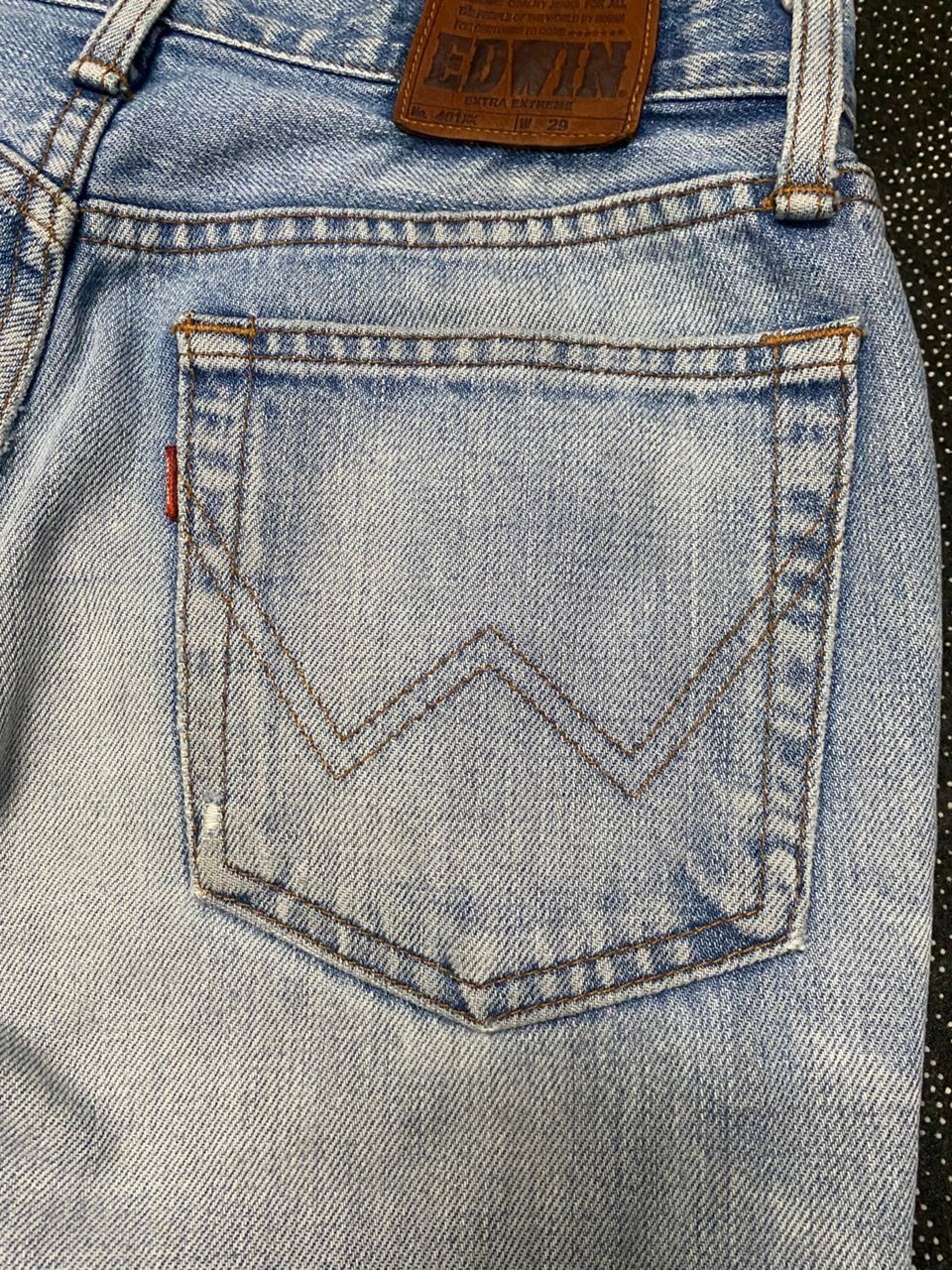 Edwin 💥FLARE💥VINTAGE EDWIN DISTRESSED DENIM JEANS Size US 29 - 10 Thumbnail