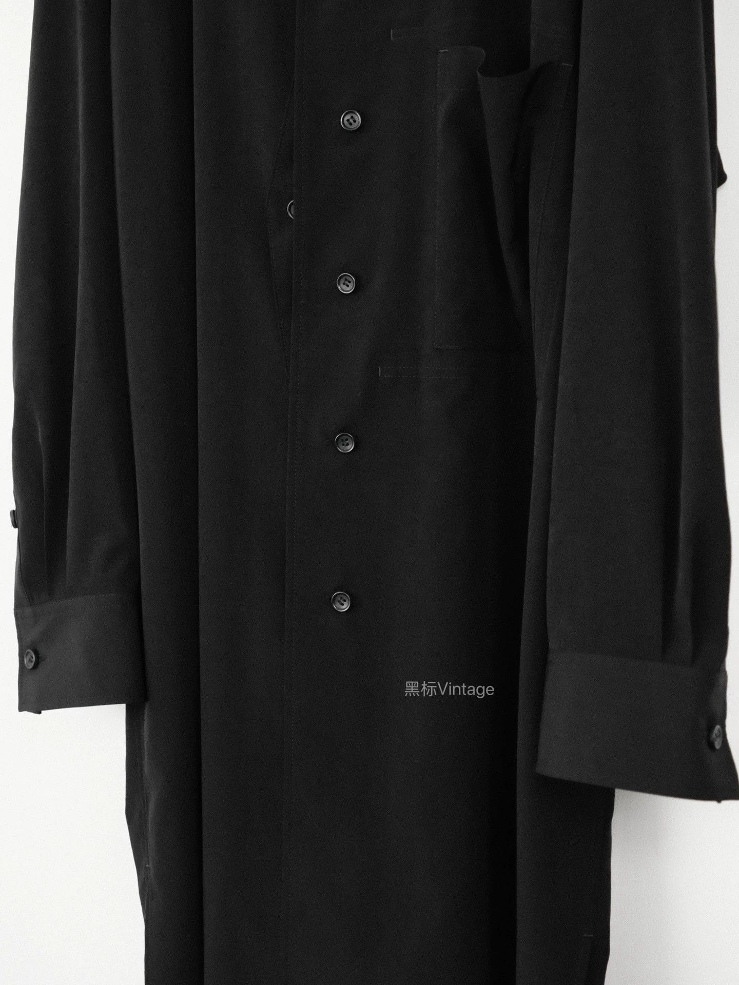 Yohji Yamamoto Yohji Yamamoto 23ss Vintage Triacetate Long Tab Shirt Men Size US M / EU 48-50 / 2 - 7 Thumbnail